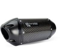 Two Brothers Racing S1R 3K Nero Serires Slip-On - Inossidabile 005-4240405-S1B