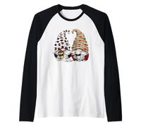 Two Coffee Lover Gnomes for Women And Men Who Loves Coffee Maglia con Maniche Raglan