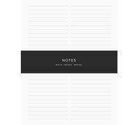 Two Column Notebook: A Two Column Lined Notebook for Students, Professionals and Writers Who Want a Structured Way to Organize Notes, Ideas and Information