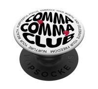 Two Comma Club Financial Independence Millionaire PopSockets PopGrip Adesivo