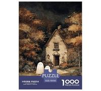 Two_cute_little_ghosts Puzzle Giochi 1000 Pezzi Regalo Per Amore E Amico Arte Interesting Puzzle Adulti Idea Regalo Per 70x50cm/1000pcs