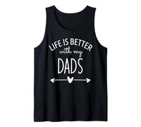 Two Dads Are Better Than One Dad Life is Better with My Dads Canotta