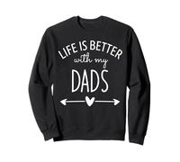 Two Dads Are Better Than One Dad Life is Better with My Dads Felpa