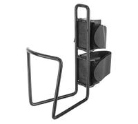 Two Fish Rivestito IN Vinile Veloce Gabbia Bottiglia Qr F/1183ml 3.5india Nero