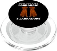 Two Fox Red Labradors Funny Dog Labrador PopSockets PopGrip per MagSafe