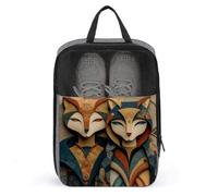 Two Foxes - Borsa per scarpe da viaggio, uso quotidiano, anti-polvere, porta scarpe da golf