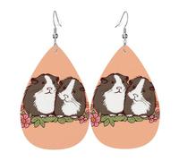 Two Guinea Pigs Hanging Out Donna Pendenti Leggeri Orecchino A Gancio Grandi Orecchini Pendenti Per Regalo Fori Multipli Sera