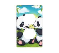 Two Happy Pandas - Kit di raccordo Duplex 11,4 x 7 cm, per interruttore presa luce (1 pezzo)