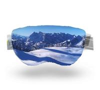 Two Horizons Rivestimento protettivo per occhiali da sci, protegge dai graffi, panno per la pulizia degli occhiali in microfibra, stile con smile | custodia protettiva per occhiali da sci | copertura