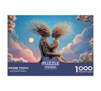 Two Humanoid Tree 1000 Pcs Cartoncino Premium Puzzle Lover Trees Antistress Giocattoli Educativi Puzzle Per Adulti E Bambini 38x26cm/1000pcs