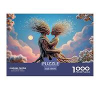 Two Humanoid Tree 1000 Pezzi Cartoncino Premium Puzzle Lover Trees Immagini Vibranti Giocattoli Educativi Puzzle Per Bambini 70x50cm/1000pcs