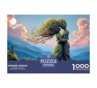 Two Humanoid Tree 1000 Pezzi Cartoncino Premium Puzzle Nature Lovers Immagini Vibranti Gioco Creativo Puzzle Per Adulti E Bambini 38x26cm/1000pcs