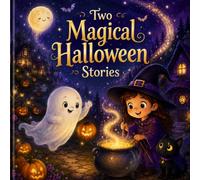Two Magical Halloween Bedtime Stories: Cozy Adventures of a Little Witch, a Black Cat, and a Friendly Ghost for Kids Ages 3-7
