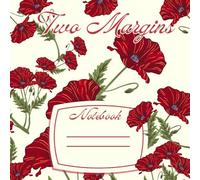 TWO MARGINS: NOTEBOOK: 120 PAGES - TWO MARGINS NOTEBOOK - now in a FLOWER COVER. YOUR NOTES CAN BE KEPT CLEAR AND ORGANIZED.