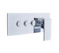 Two Or Three Function Device Bath Mixer Shower Exposed Valve Thermo Bathroom Faucet BR-9916(3 Function chrome)