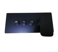 Two Or Three Function Device Bath Mixer Shower Exposed Valve Thermo Bathroom Faucet BR-9916(3 Function Black)