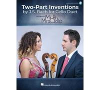 Two-Part Inventions by J.S. Bach for Cello Duet (Tascabile)