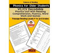 Two Pencils and VC/CV Decodable Phonics Unit With Reading Comprehens (Tascabile)