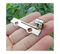 Two-phase four-wire miniature stepping motors 10 MM stepper motors machinery with stand and copper gear for DIY NWPNLXEA