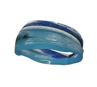 Two Polar Bears - Fascia per il sudore, unisex, elastica, traspirante e traspirante