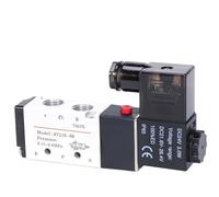 Two-position Five-way Solenoid Valve 4V110-06 4V210-06 4V210-08 AC220V DC24V(DC12V,4V11006)
