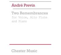 Two Remembrances: For Voice, Alto Flute and Piano