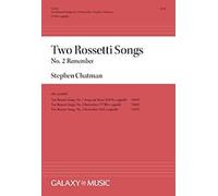 Two Rossetti Songs: No. 2 Remember - PART