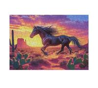 Two Running Horses Puzzle 300 Pezzi Rompicapo Per Ragazzi Fantastic Beasts Gioco Educativo Sfida Intelligenza Creativa Idea Regalo Per Figlio A Natale 300 PCS