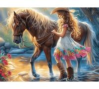 Two Running Horses Rompicapo 500 Pezzi Per Festa Della Repubblica Cartone Rigido Paesaggi Italiani Colorful Fantasy Wildlife Per Decorazione Murale Da Passatempo Edizione Limitata 500 PCS/52×38cm