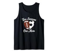 Two Seasons One Mom Sports - Supporto per Fan della Mamma Canotta