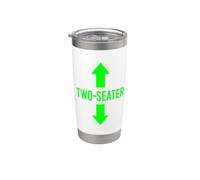 Two Seater, Two-Seater, 2 Seater Bicchiere termico in acciaio inox doppia parete