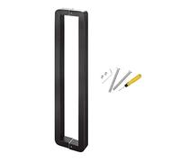 Two-Side Design Commercial Modern Entry Door Handle,Interior Exterior Door Pull Push Handle/Shower Glass Door Handles, Pull(Black,32.5cm(12.8in))