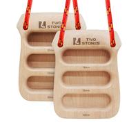 TWO STONES Hangrboard portatile per arrampicata su roccia | Hangboard leggero per arrampicata come tavola da allenamento per scalatori come regalo