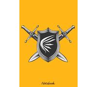Two Sword with Shield Notebook: 6x9 120 Pages, Diary, Matte Finish Cover, Planner, Journal, Lined College Ruled Paper