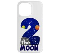 Two the Moon Big 2 Stars Planets Toddler, 2° compleanno nello spazio Custodia per iPhone 14 Pro Max