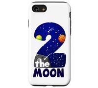 Two the Moon Big 2 Stars Planets Toddler, 2° compleanno nello spazio Custodia per iPhone SE (2020) / 7/8