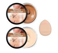 Two Tone Waterproof Tattoo Conceale, Body Coverage Perfector, Blended Makeup Concealer, Adatto per Coprire Tatuaggi, Cicatrici, nei, Macchie Pigmentate, Adatto a Tutti
