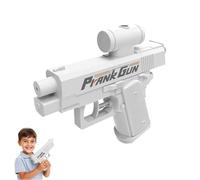 Two-Way Prank Water Gun, Prank Water Gun, Reverse Waters Guns, Pranks Squirt Guns Can Spray from Front and Back, Suitable for party beaches (white)