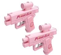 Two-Way Waters Gun for Prank Lovers, 2025 Reverse Prank Water Gun, School Office Prank Water Gun, Gunfor Pranks for Pool Party, Beach, Backyard (pink*2)
