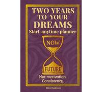 Two Years to Your Dreams - Sunday Start: Undated Consistency Planner for Calm Focus, Discipline and Steady Progress (Deep Plum)