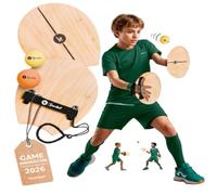 two46 Pallone da tavola | Gioco di Palla in Velcro è Stato Ieri - Il Nuovo Gioco all'aperto per Bambini e Adulti | inventato in Germania - Alternativa per Tennis, Badminton & Co.