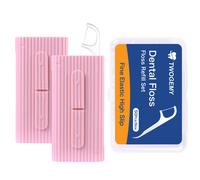 Twogemy Pink Dental Floss 2 Conteggio 10 e 50 pezzi/Box Pacchetto totale di 70 scelte Floss per adulti nel pasto fisso. Il set di viaggi di filo inte