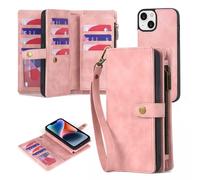 TwoHead for iPhone 14 Plus Wallet Case with Card Holder & Detachable M