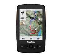 TwoNav Aventura 2 Plus (32 GB) + Pulsometro torace, GPS portatile con schermo wide da 3,7 pollici, pulsanti e joystick per alpinismo, trekking o escursionismo con carte incluse. Colore Arancione