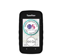 TwoNav Cross Plus (64 GB) + Gran Bretagna Topo mappa completa installata, GPS Bike Computer con schermo da 3,2 pollici per MTB, ciclismo, trekking o escursionismo con mappe incluse, colore turchese