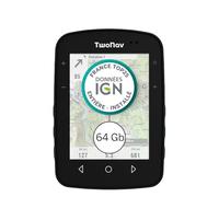TwoNav Terra (64 GB) + Mappa Francia IGN Topo completa installata, GPS sportivo con schermo largo da 3,7 pollici per montagna, trekking, mountain bike, bicicletta con mappe incluse. Colore Turchese
