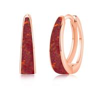 Twoowl Orecchini da donna, in argento sterling 925, ipoallergenici, placcati in oro rosa, orecchini a cerchio cartilagine, idea regalo per ragazze per la festa della mamma