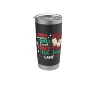 Two's Company, Three's A Folla Scommesse Gioco da tavolo Mahjong Bicchiere termico in acciaio inox doppia parete