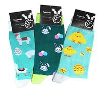 TwoSocks Calzini Pasqua da uomo | Calze da donna e uomo | Calze pasquali | Cotone, Taglia unica | Regalo di Pasqua, Set regalo pasquale, Taglia unica