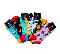 TwoSocks Divertente Invisible Sneaker Calzini da donna e uomo e piedi divertenti come regalo, cotone, taglia unica 38-46, Bicicletta., 38-46